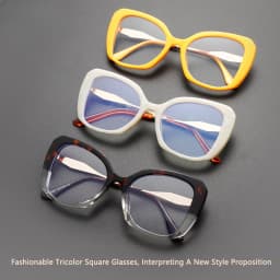 New Minimalist Anti Blue Light Flat Glasses Protective Goggles That Can Also Be Worn Without Makeup Decorative Metal Glasses
