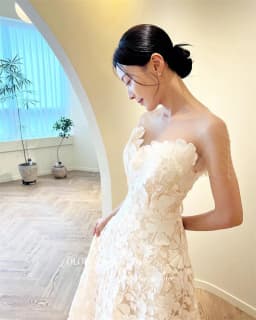 OLOEY Elegant Full Lace A Line Korea Wedding Dresses Sweetheart Floor Length Bridal Gowns Corset Back Photo Shoot Customized