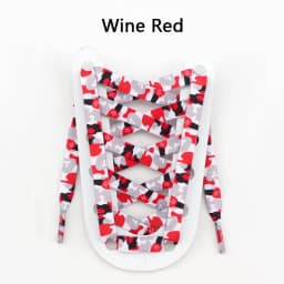 1 Pair Flat Shoe Laces For Sneakers Colorful Shoelaces Camouflage Print Boot Men And Women Leisure Shoestring Accessories