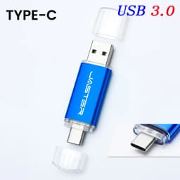 TYPE-C USB 3.0 Flash Drives 128GB 32GB 2IN1 Memory Stick 64GB 32GB 16GB Wedding Gift Pen Drive 8GB 4GB USB Stick Pendrive U Disk