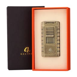 GALINER Cigar Cutter Lighter Set Smoking Accessories Puro Drill Punch New Unusual Lighter Jet Gas Charuto Knife