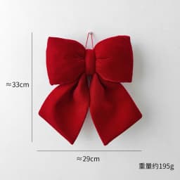 Large Red Velvet Bow Christmas Tree Hanging Pendants 2025 Christmas Party Decoration New Year Holiday Home DIY Ornaments