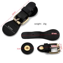 2pcs Leather Bag Snap Buckles Sew on Snaps Button Magnetic Closure Fasteners for Women DIY Handbag Backpack Clothes Accessories