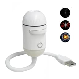 2-in-1 Mini Galaxy Projector Night Light USB Starry Sky Night Light Projector with 360° Rotating Design Mini LED Projection Lamp