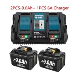 18V 9000mAh Replacement Battery Compatible for Makita BL1830B BL1840B BL1860 BL1890 BL1815 BL1830 LXT400 Cordless Drills