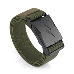 KOLBER Magnetic Elastic Belt for Men Quick Release Buckle Tactical Outdoor Belt Premium Nylon Casual Belt Stretch Waistband Male
