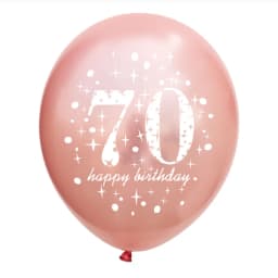 5Pc Happy Birthday Decoration Gold Rose Black 16 18 30 50 60 70 80 90 Years Birthday Party Digital Ballon Latex Party Supplies