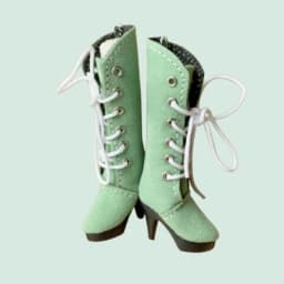 Tilda 2.5cm Mini Doll Boots for Blythe Dolls Toy,Cute High Heel Shoes for Azone Obitsu Licca Accessory for OB22 Toy Dolls Gift