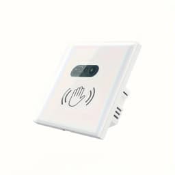COLOROCK 1pc Wall Light Switch Infrare IR Sensor No Need Touch EU UK 220V 110V Glass Screen Panel Electrical Power On Off Lamp