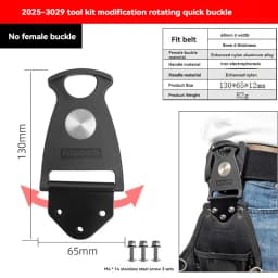 Tool Belt Bag Rotary Hang Up Quickly Conversion Parts for Tajima Universal Accessories