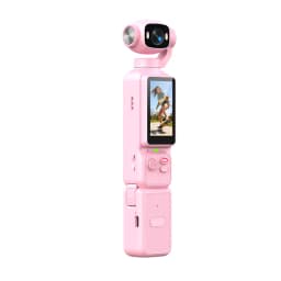New 4K Handheld Gimbal Action Camera HD 180 Rotatable Lens Anti Shake Pocket Vlog Camera with Fill Light For Outdoor Sports