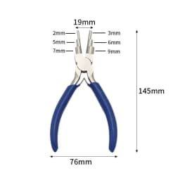 6 in 1 Bail Making Pliers for Multi-Step Ring Looping DIY Craft Carbon Steel Wire Bending Plier Jewelry Tools