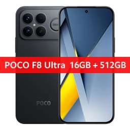 Global Version POCO F8 Ultra Smartphone 50MP camera 6.9" 120Hz display 6500mAh battery Snapdragon 8 Elite Gen 5 NFC