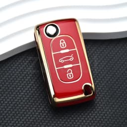 For Citroen C2 C3 C4 C5 C6 Xsara Berlingo TPU Flip Remote Car Key Case Cover For Peugeot 207 307 308 407 607 807 Protector Fob
