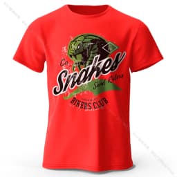 Essential Crew Neck Printed 100% Cotton T-Shirt, Soft & Breathable Short Sleeve Tee for Men & Women