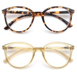 MODFANS Reading Glasses For Women and men,Classic Round Sunglasses Readers Frame with Spring Hinge Eyeglass Diopter+0.5 ~ +4.0