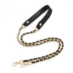 120cm Metal Bag Chains DIY Detachable Replacement Purse Belts Fashion PU Leather Straps for Handbags Shoulder Chain Accessories