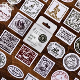 46 Pcs Autumn Forest Party Themed DIY Adhesive Stickers Pack for Decorative Albums Diaries Stick Labels Stationery