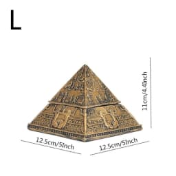 Ancient Egypt Pyramid Ornament Handicraft Resin Detachable Aromatherapy Candle Stand Pharaoh Mummy Travel Souvenir Mysterious