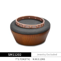 Oirlv Solid Wood Jewelry Tray Bracelet Ring Display Props Sets Jewelry Organizer Holder Necklace Display Stand Jewelry Plate