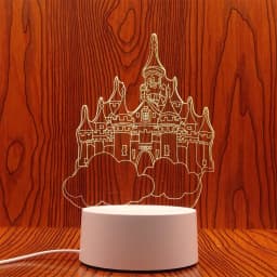3D LED Lamp Creative 3D LED Night Lights Novelty Illusion Night Lamp 3D Illusion Table Lamp For Home Christmas Decorative Light