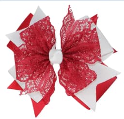 NEW Plaid Bows 4INCH School Hair Bows First Day Gingham Ribbon Stacked Bow Hair Clip Hairpin For Baby Girl Accessories