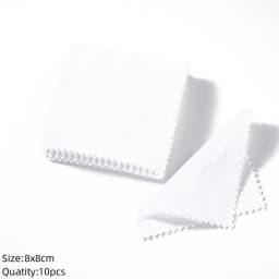 10/50pcs Soft Jewelry Cleaning Cloth Individually Wrapped For Silver Gold Platinum Glasses Watch Coins Cleaner Tools Equipment