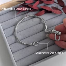 New 925 Sterling Silver Metallic Belt Vintage Punk Bracelet Bangle For Woman Girl Fashion Jewelry Gift Dropship Wholesale