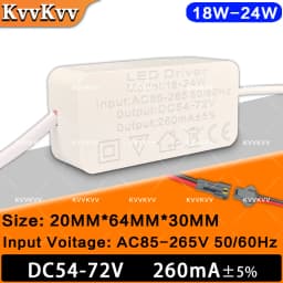 LED AC85-265V Lighting Transformer 3W 5W 7W 12W 18W 24W Constant 12V Drive Power Supply For DIY LED Home Panel Downlight Bulb