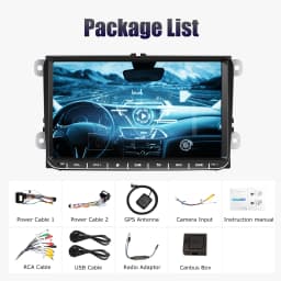 7/9" Android 15 Car Radio Wireless CarPlay Car Media Video RDS Airplay Android Auto Stereo Audio For VW/Seat/Skoda/Passat/Golf/