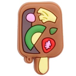 1Pcs Shoe Charms Fruit Cake Dessert Donut Sushi Hamburger Ice Cream PVC Garden Shoes Decorations DIY Wristbands Children Present