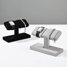 Oirlv Wrist Watch Stand Microfiber Watch Storage Rack Jewelry Bracelet Organizer Rack Bangle Watch Display Holder Showcase Rack