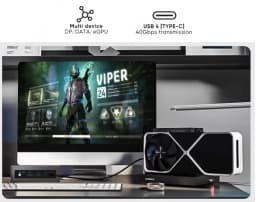 AMD Ryzen AI ES Gaming Mini PC AI 9 HX465 ES HX370 ES AI 7 PRO 350 ES OCuLink Windows 11 Home Office Desktop Mini Computer Gamer