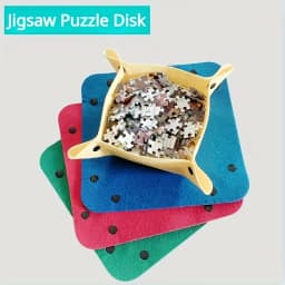 1000 1500 2000 3000 Pcs Puzzle Storage, Portable Jigsaw Puzzle Organizer Trays Set, 6 Colors Foldable Puzzle Board & Carrier
