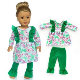 18 Inch Girl Doll Clothes Red Winter Coat Toys Doll Outfits Baby Girl Birthday Gifts