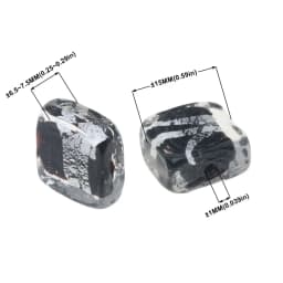 Black Color Series 2/4/6PCS/LOT Mixed Style Handmade Lampwork Glass Beads For Crafts Charm Bracelets/Earring DIY Jewelry Making