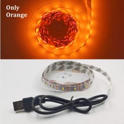 LED Strip Light RGB 2835 Flexible Lamp Tape Diode USB Cable 3 Key Control DC5V 1M 2M 3M 4M 5M Desk Screen TV Background Lighting