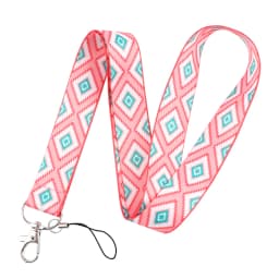 LB3010 Pink Love Neck Strap Lanyard for Key ID Card Cell Phone Straps USB Badge Holder DIY Neck Strap Hang Rope Rainbow Keychain