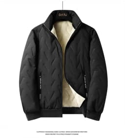 Autumn Winter Lamb Woolen Tracksuit Men Thick Warm Fleece Lined 2 Piece Sets Jacket + Pants Sportswear Plus Size 7XL Sweat Suits