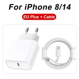 For Apple iPhone Original PD 35W Fast Charging 17 16 15 Pro Max Air 14 13 12 11 USB-C Quick Charger X XS XR 8 Phone Accessories