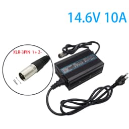14.6V 10A Charger Smart Aluminum Case Is Suitable For 4S 12.8V Outdoor LiFePO4 Battery Electric Car Safe And Stable OHRIJA