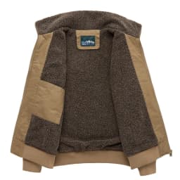 Men Lapel Pilot Workwear Cotton Coat Men Full Cotton Lamb Fleece Thick Parkas Men Oversize Casual Thermal Top Fur Collar Parkas