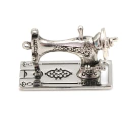 Metal Sewing Machine Dollhouse Miniatures Decoration 1:12 Scale Length 3.5cm