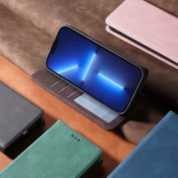 Flip Leather Wallet Case For iPhone 15 14 13 12 11 16 Pro Max Mini XS Max X XR 8 7 6 6S Plus SE Card Holder Protect Cover Funda