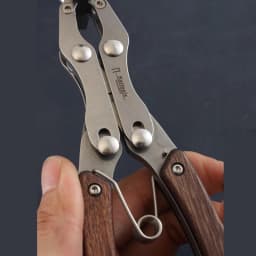 Nattools Handmade DIY Artisan Leather Craft Tools Leather Flat Pliers Stainless Steel Professional Double Pliers