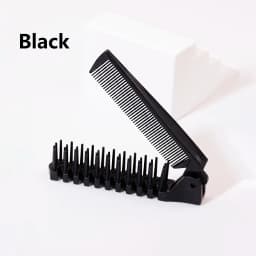 Portable Travel Folding Comb Brush Anti-Static Styling Massage Comb Professional Hair Styling Tool Special for Real Hair Wigs