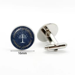 New Hot White Tree Gondor Keychain Lord Of The R Glass Dome KeyRing Bag Car Key Chain Ring Holder Charms Jewelry Gifts