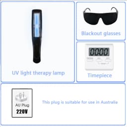 Home Use 311nm UVB Light Therapy Device Hospital Grade Skin Irradiation Machine One Button Operation