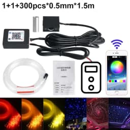 RGBW 1/2/4/6/8 Split Machine 2400x Household Car Roof Starry Sky Light Kit Roof Fiber Optic Ceiling