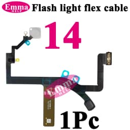 LED Flash Light Flex Cable For iPhone 13 12 11 Pro Max 14 Plus Proximity Light Sensor Flashlight Flex Ribbon Replacement Parts